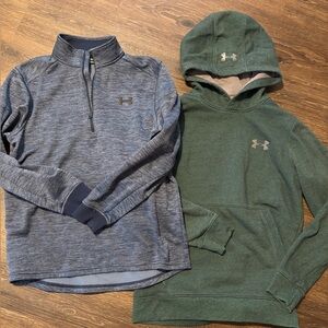 Two Under Armour sweatshirts